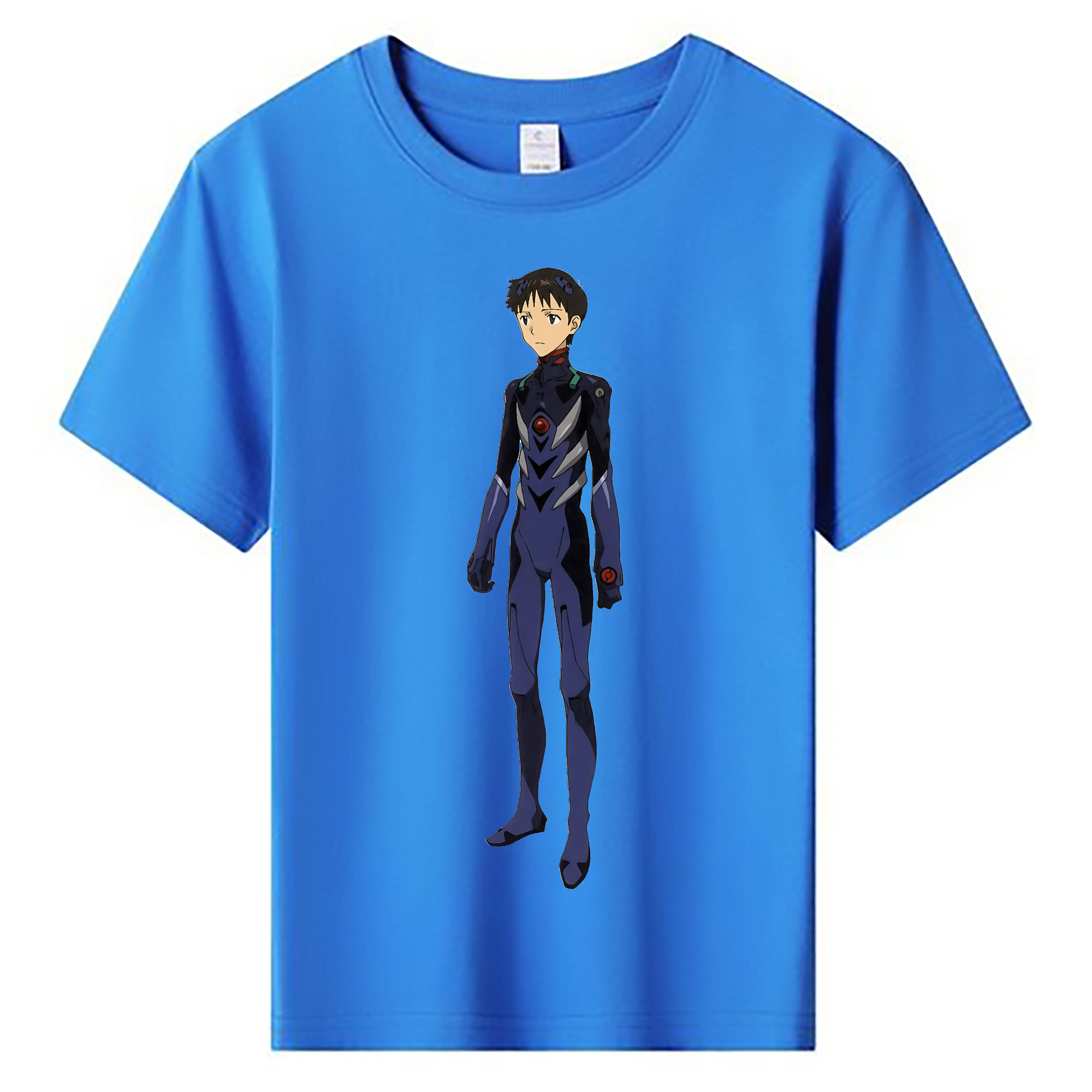 （画像用） EVA 新世紀エヴァンゲリオン 綿100％キッズTシャツ（フロントプリント）